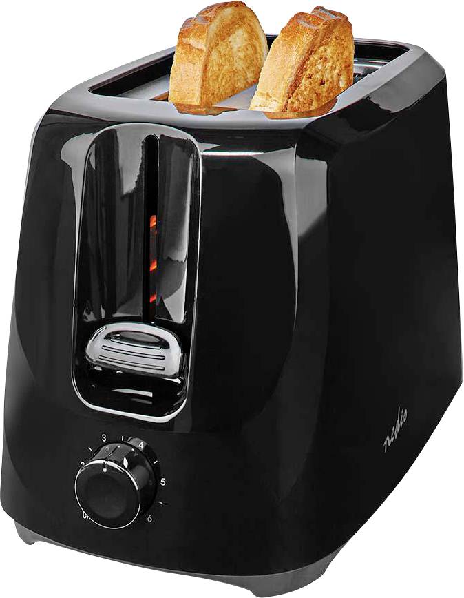 Nedis KABT150EBK Toaster Black