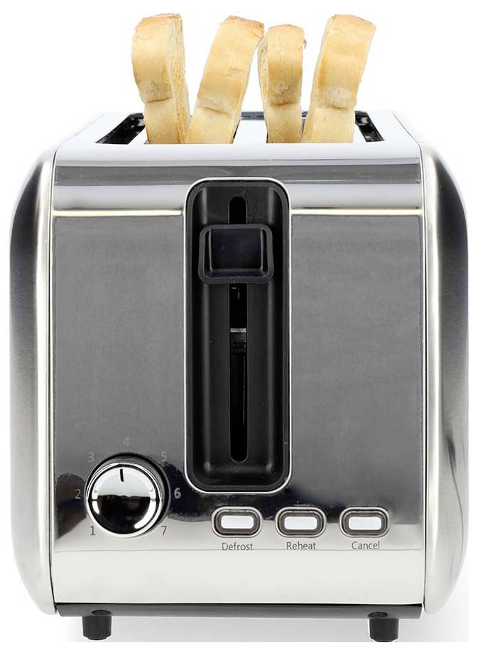Nedis KABT400AL Toaster Silver