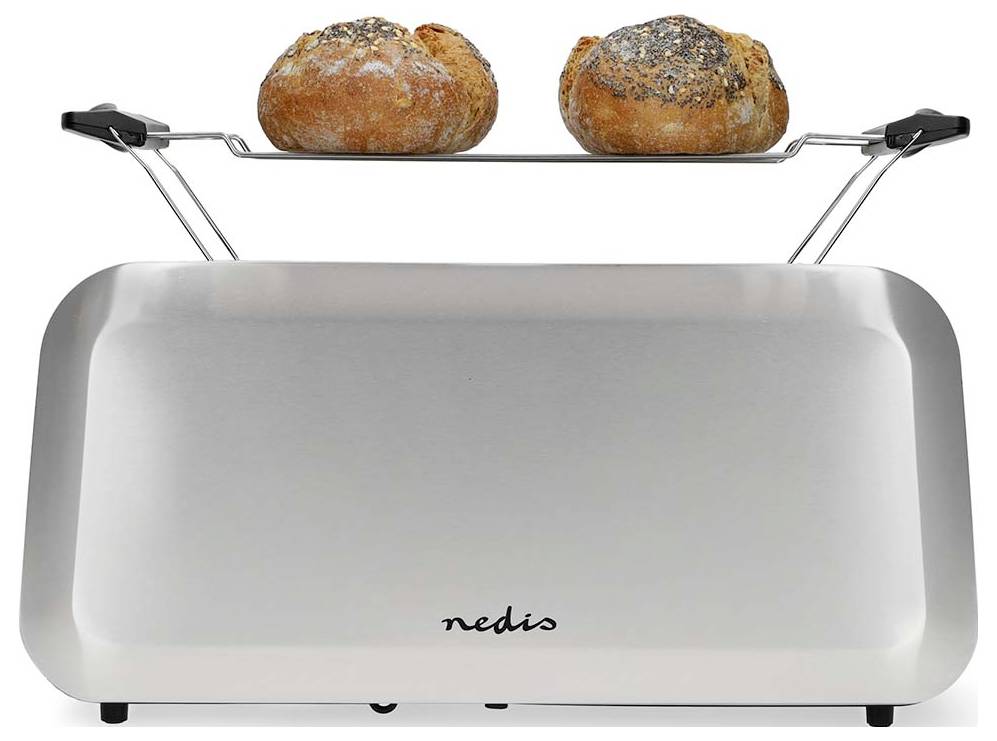 Nedis KABT400AL Toaster Silver