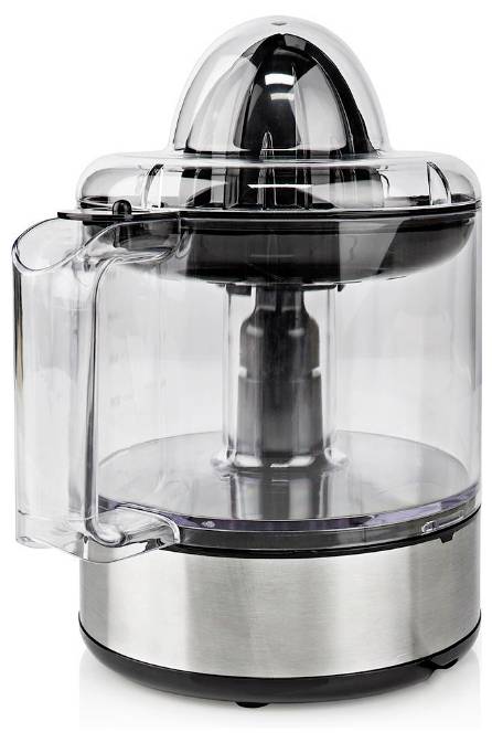 Nedis Lemon squeezer KAJC110CBK 30 W Black, Silver