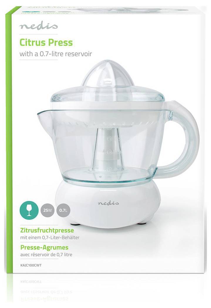 Nedis Lemon squeezer KAJC100CWT 25 W White
