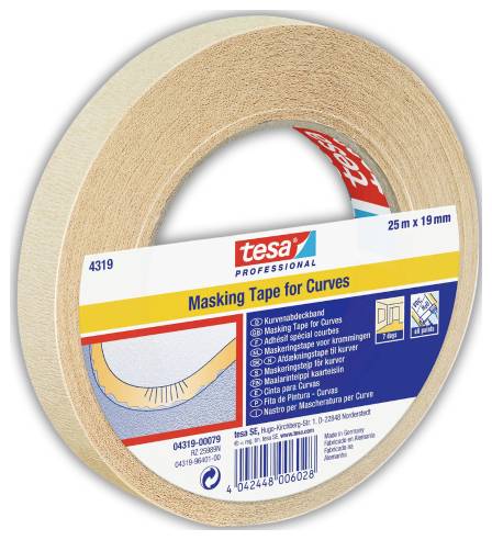 Pink tesa Precision Mask Sensitive tape, promo 3+1, designed for delicate surfaces. Dimensions: 4 rolls x 50 m x 38 mm.