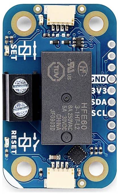 Logic level converter module with visible pins and circuit components, used for interfacing different voltage levels in electronic projects.