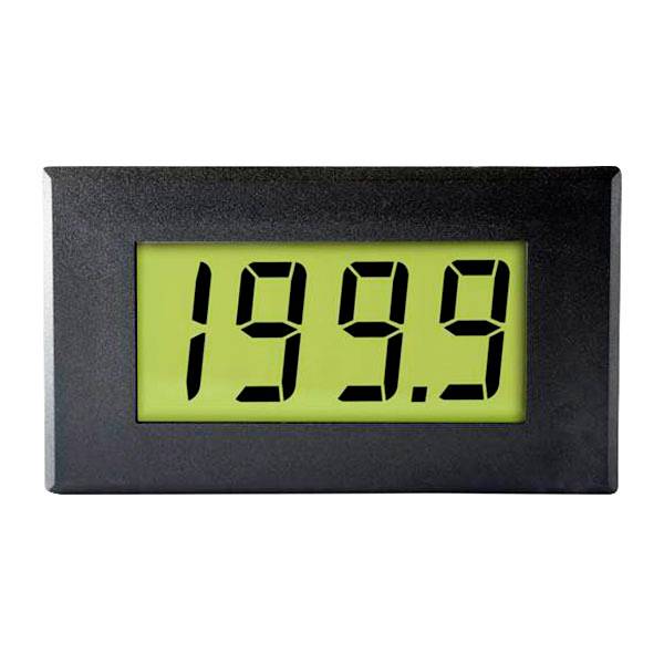 A digital display shows '199.9' in large black numbers on a green background, indicating a measurement or reading.