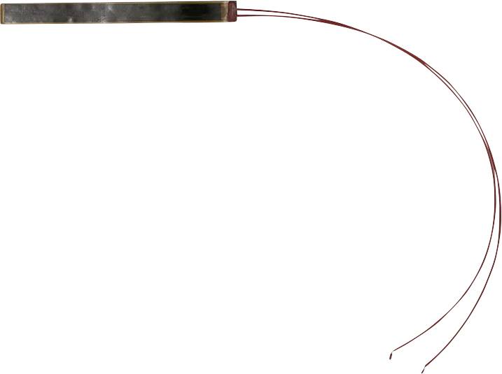 A long black handle with a thin red cord looping downward and to the right, shown on a white background.