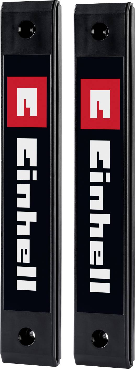 Two black Eltwell control panels with red-and-white logos, shown side by side, each with a circular opening near the top and bottom.