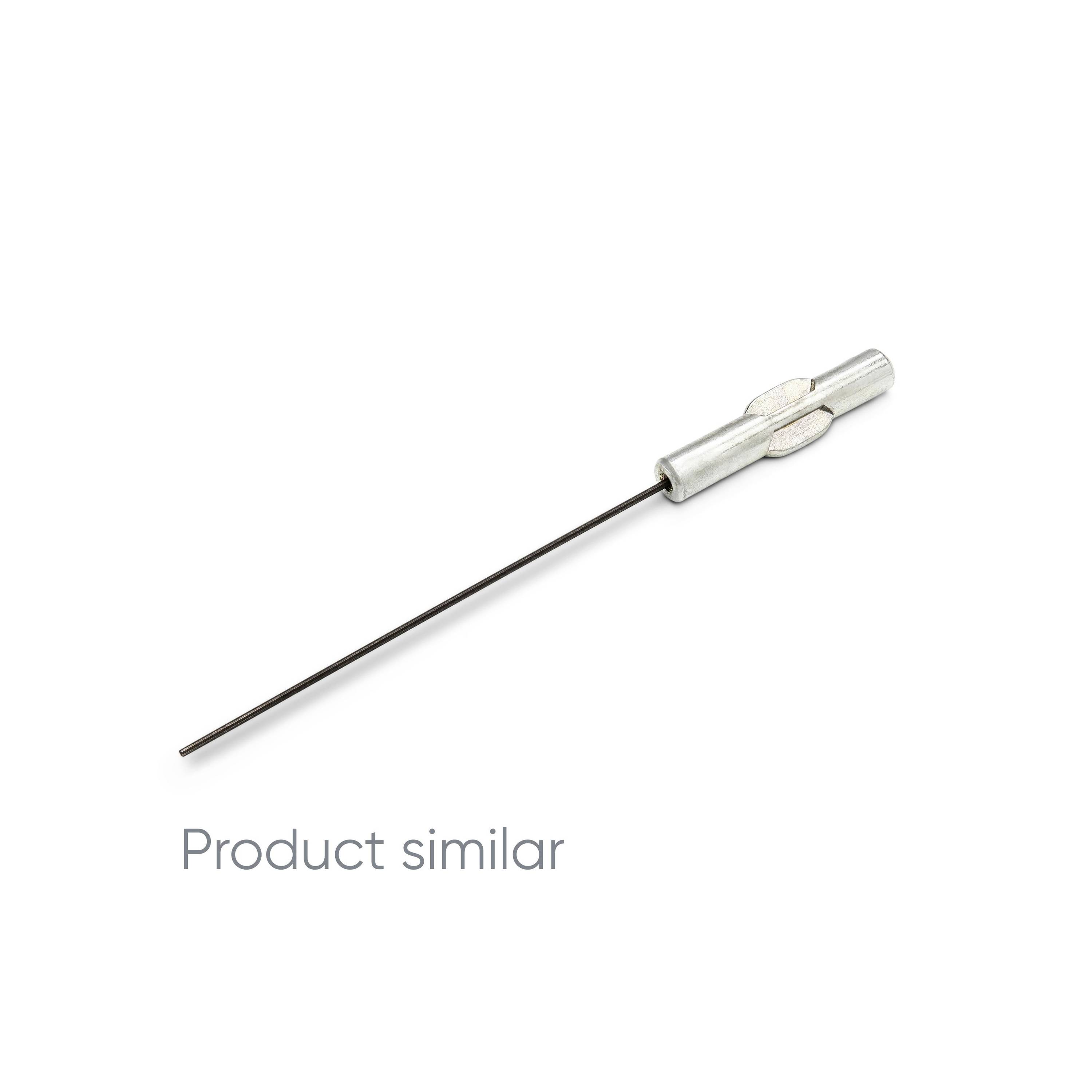 Metal pin or needle-like fastener with a long thin shaft on a white background, labeled 'Product similar'.