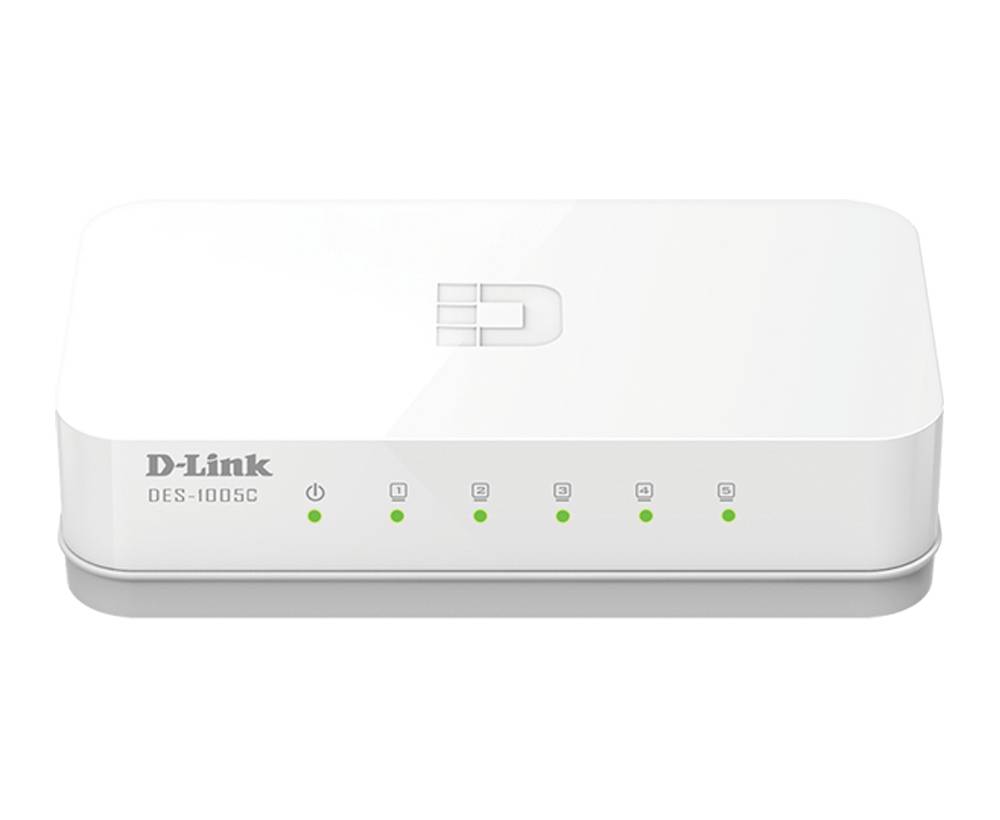 D-Link DES-1005C/E Network RJ45 switch 0.7 MB/s