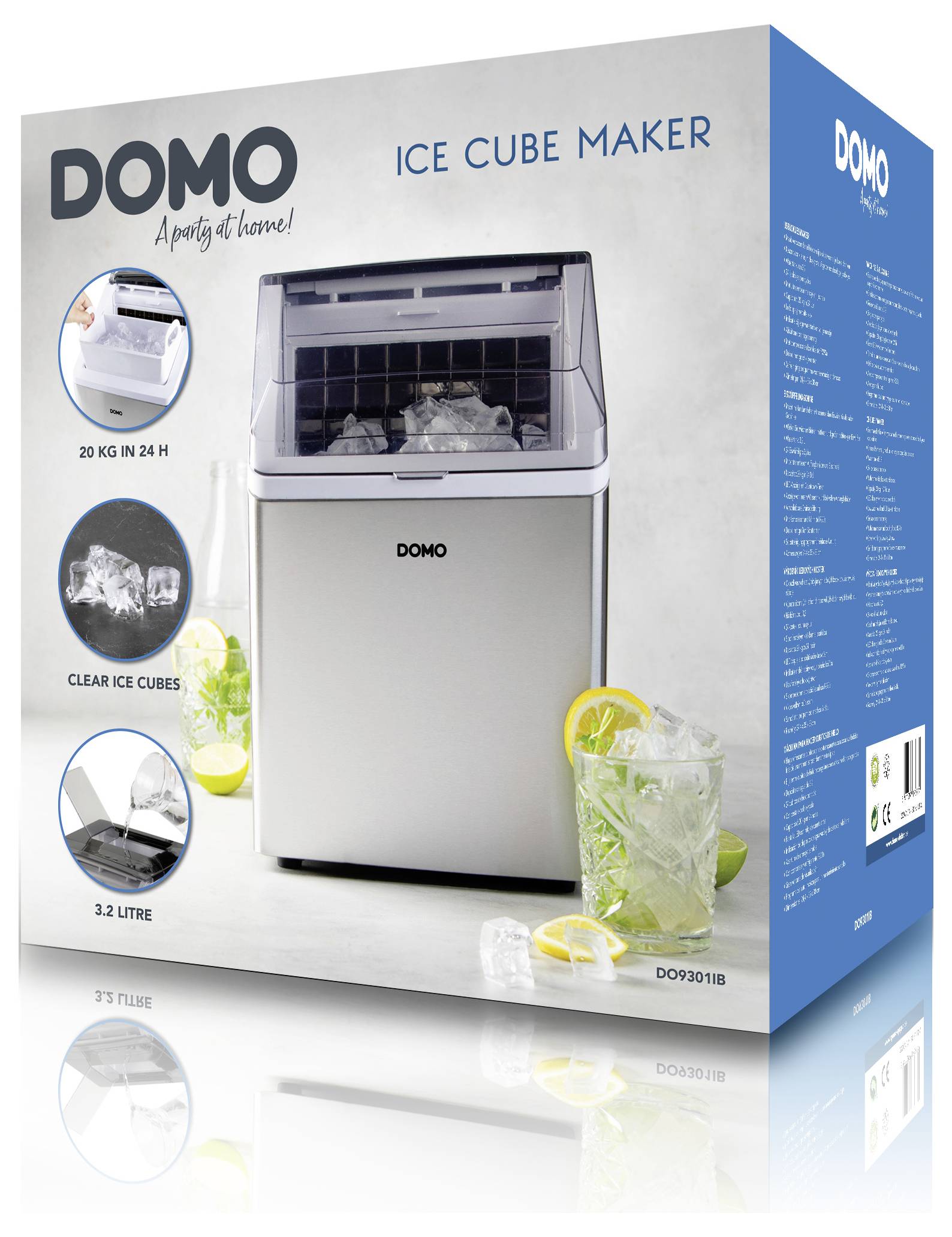 DOMO DO9301IB Ice cube maker 3.2 l