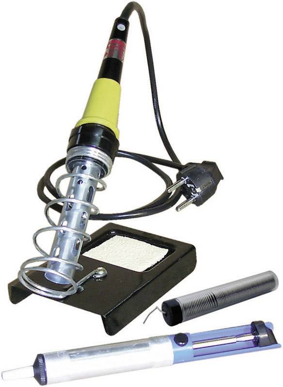 Velleman K/SOLD2N Soldering iron kit 230 V 25 W + solder, + tray, + desoldering pump