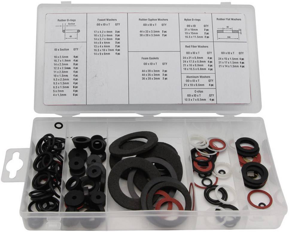 Perel HAS01 Sealing kit Content 125 pc(s)