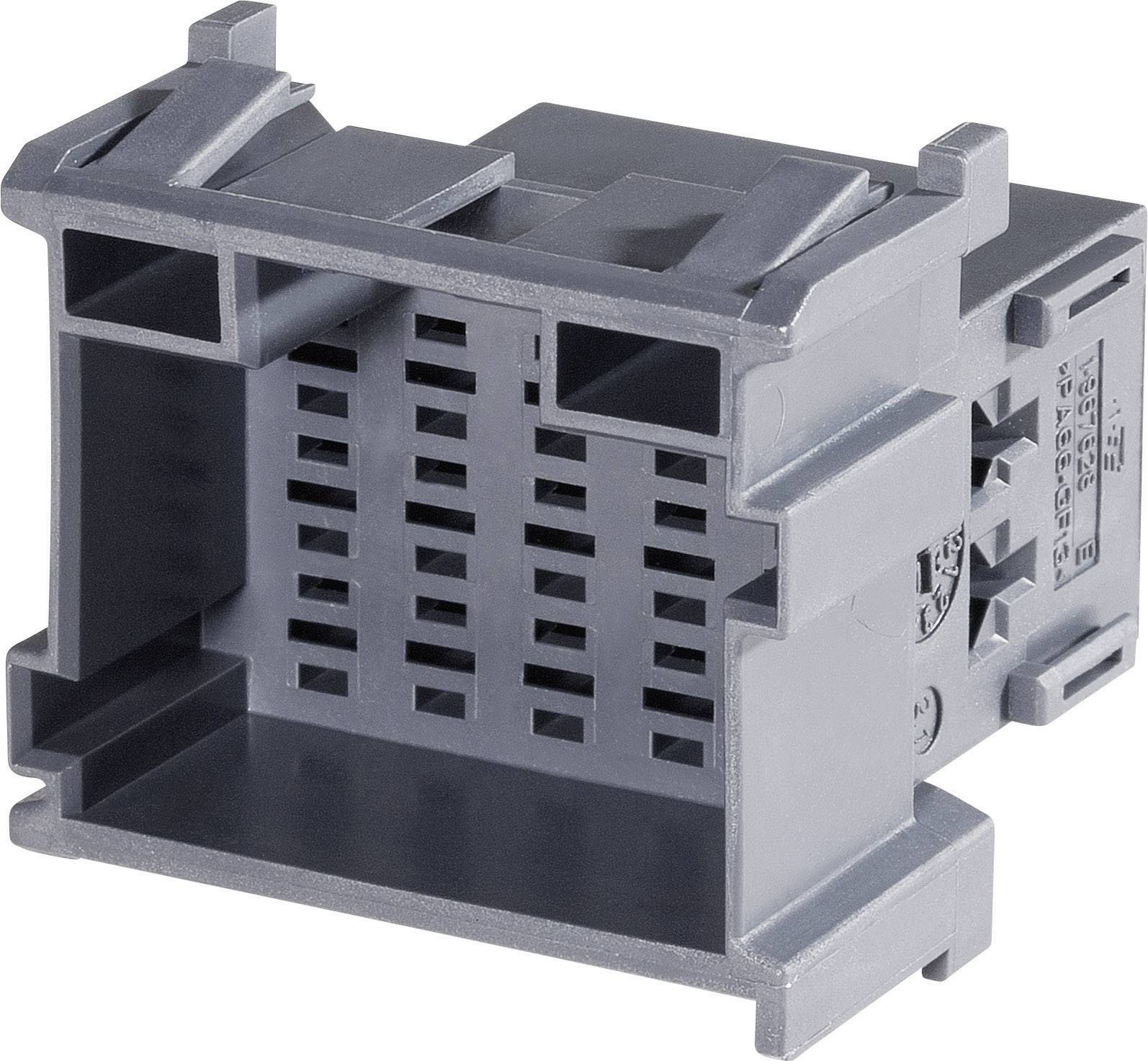 TE Connectivity Plug housing J-P-T Total number of pins 18 Contact spacing: 5 mm 1-967629-2