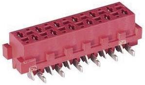 TE Connectivity Socket enclosure - PCB Micro-MaTch Total number of pins 8 Contact spacing: 1.27 mm 7-188275-8