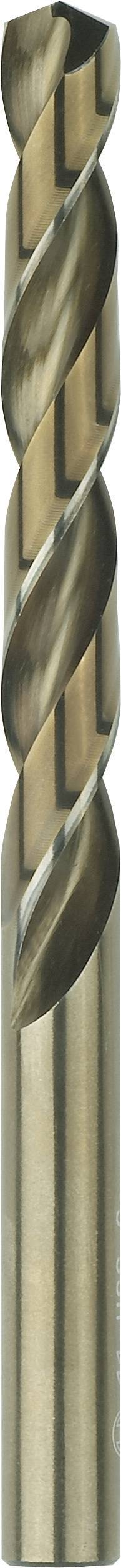 Metal drill bit with a spiral groove along its length, likely designed for precise drilling into hard materials.