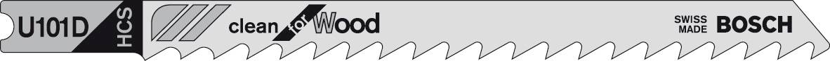 Bosch Accessories 2609256760 Jigsaw blade HCS, U101D 2 pc(s)