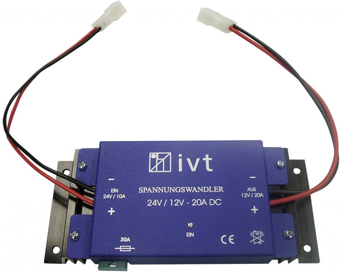 IVT DC/DC 20A DC/DC converter 24 V DC - 12 V DC/20 A