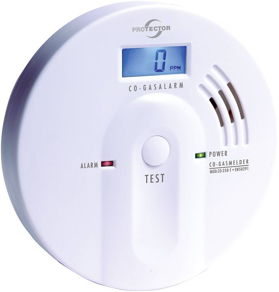 Protector CO-250 F Carbon monoxide detector battery-powered detects Carbon monoxide