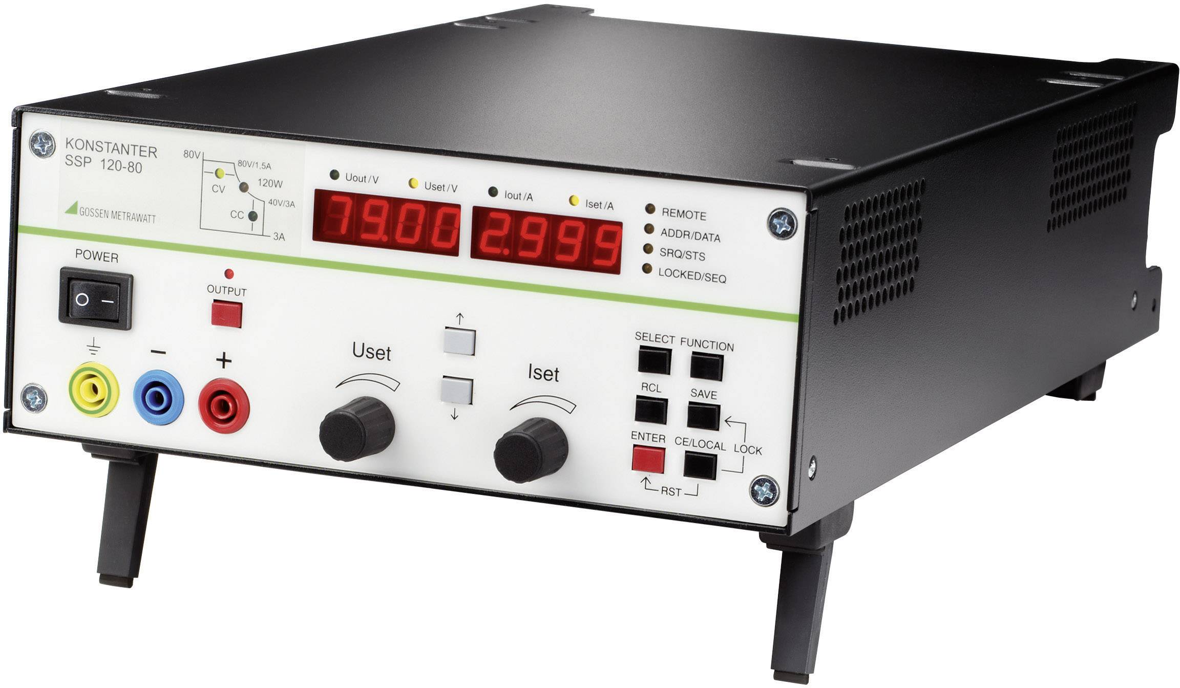 Gossen Metrawatt SSP 240-20 Bench PSU (adjustable voltage) 0 - 20 V DC 0 - 20 A 240 W RS232 programmable No. of outputs 1 x