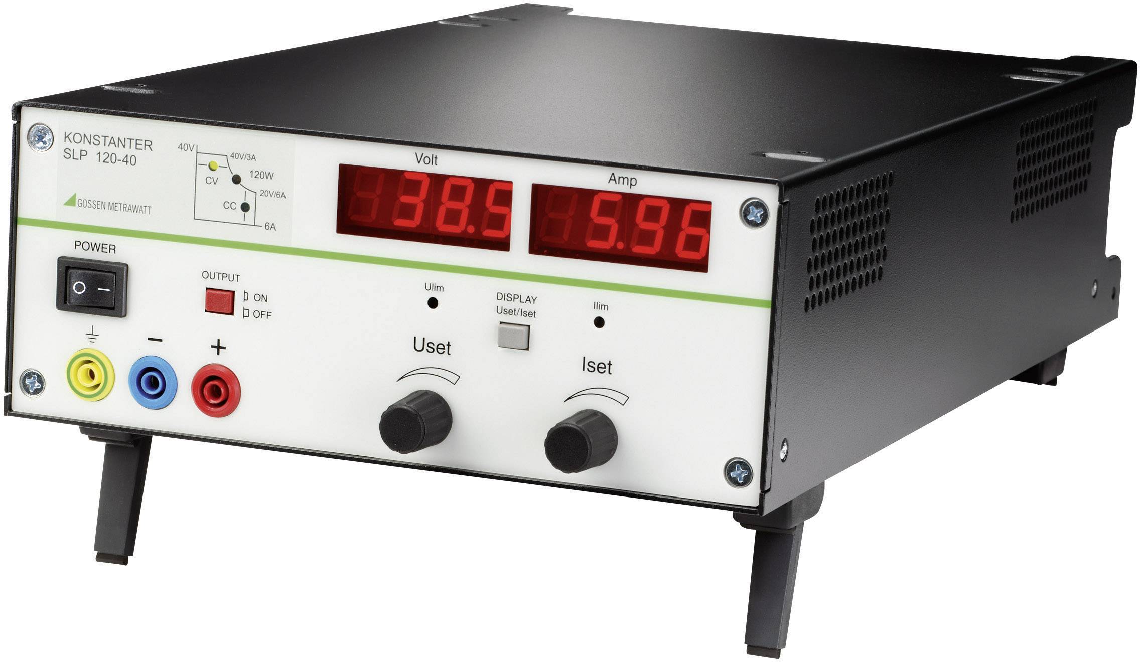 Gossen Metrawatt SLP 120-40 Bench PSU (adjustable voltage) 0 - 40 V DC 0 - 6 A 120 W No. of outputs 1 x