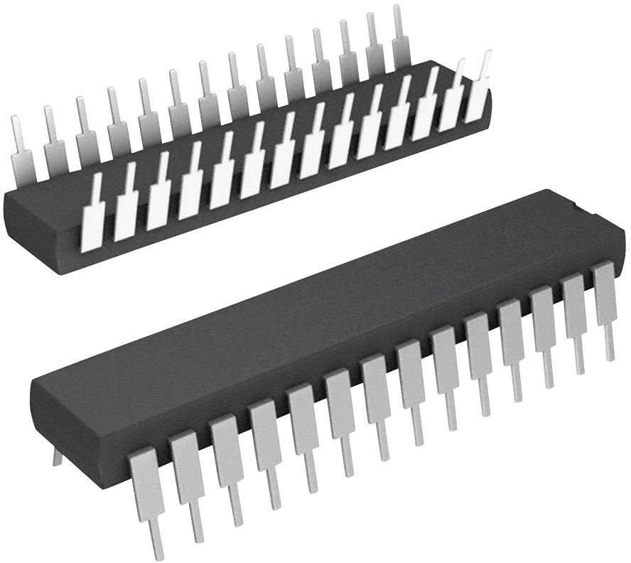 Two black integrated circuit chips with metal pins against a white background.