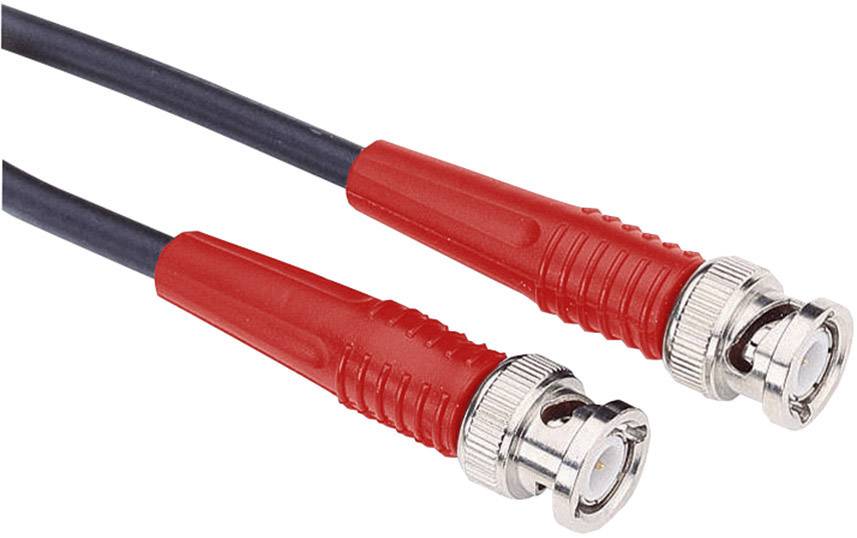 Testec 81052 BNC test lead 5.00 m Red