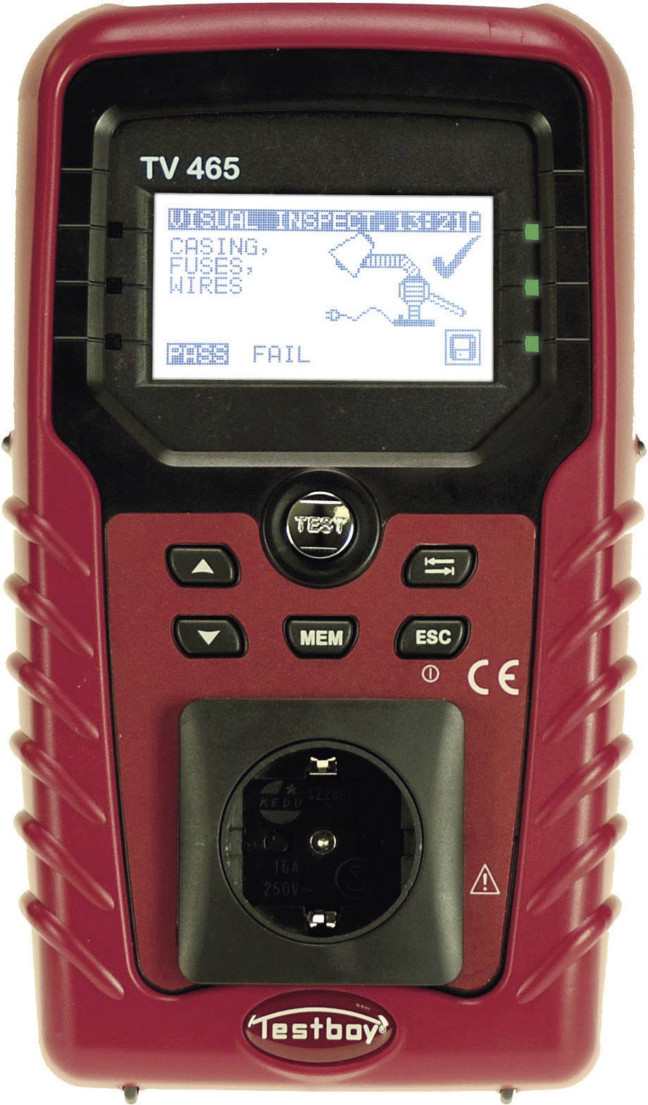 Testboy TV465 Equipment tester VDE standard 0701-0702