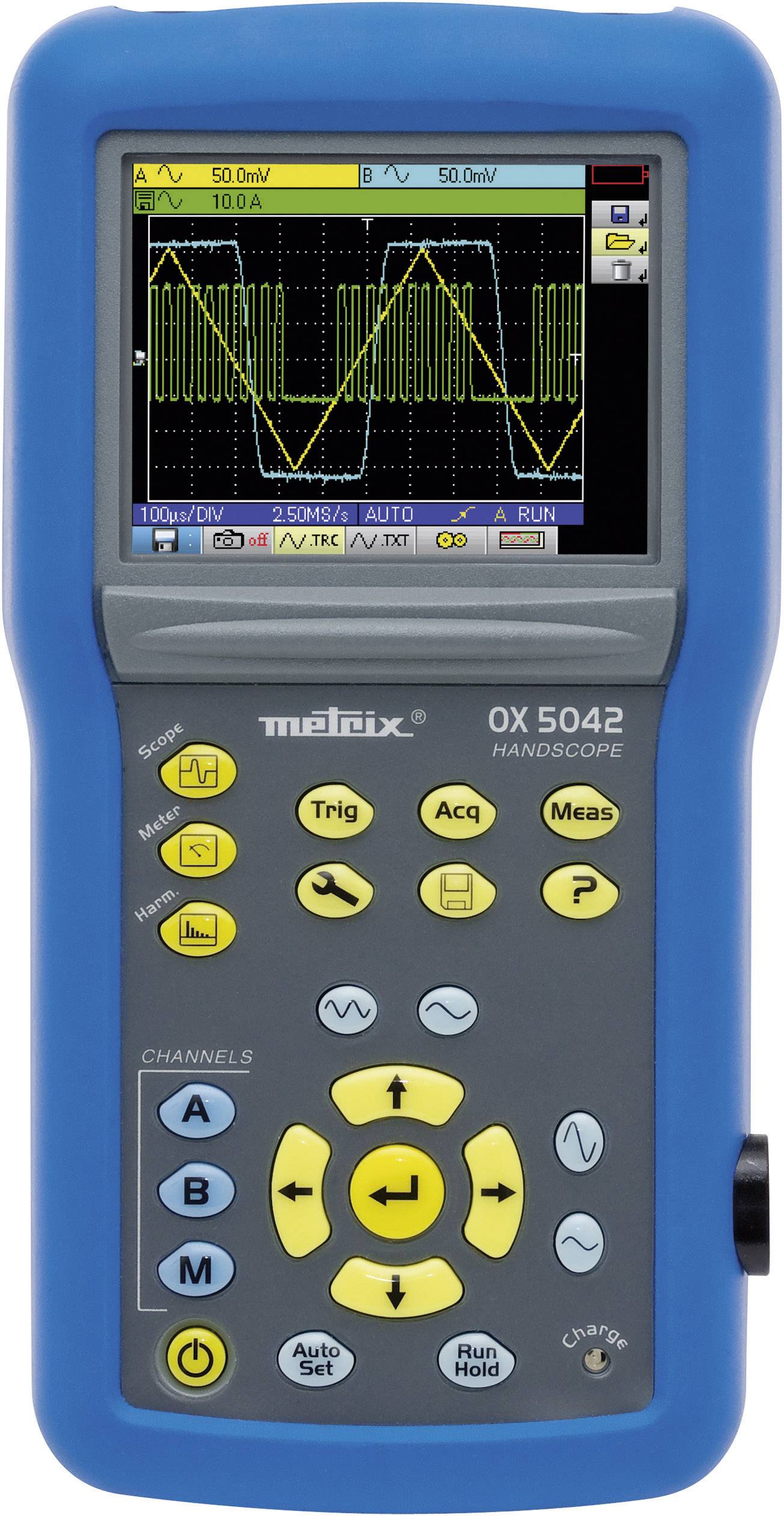 Metrix OX 5022-CK Handheld (scope-meter) 20 MHz 2-channel 50 MSa/s 2.5 KP 9 Bit Digital storage (DSO), Handheld, Multimeter