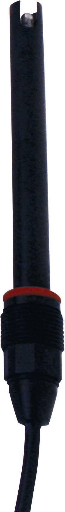 Black water level sensor with red ring and cable for precise liquid measurement in tanks and containers.