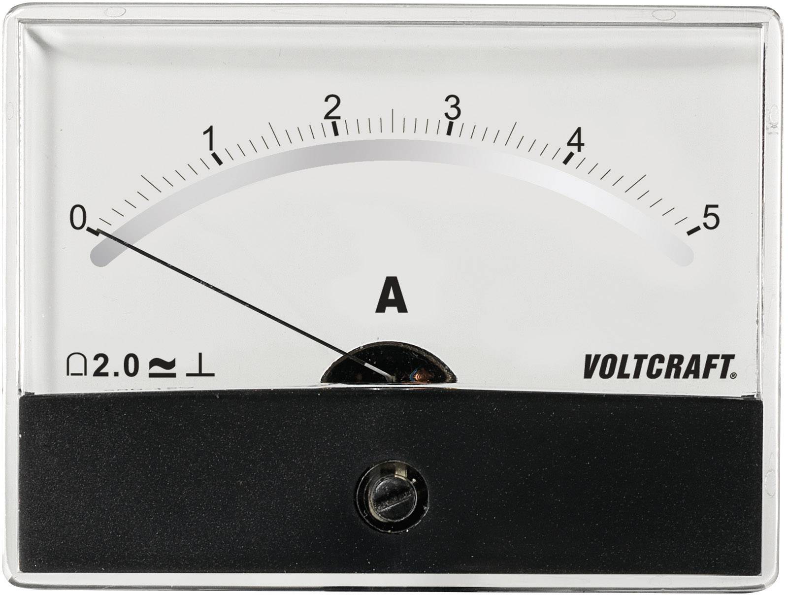 VOLTCRAFT AM-86X65/5A/DC AM-86X65/5A/DC Panel-mounted measuring device AT THE-86 X 65/5 A/DC Moving coil