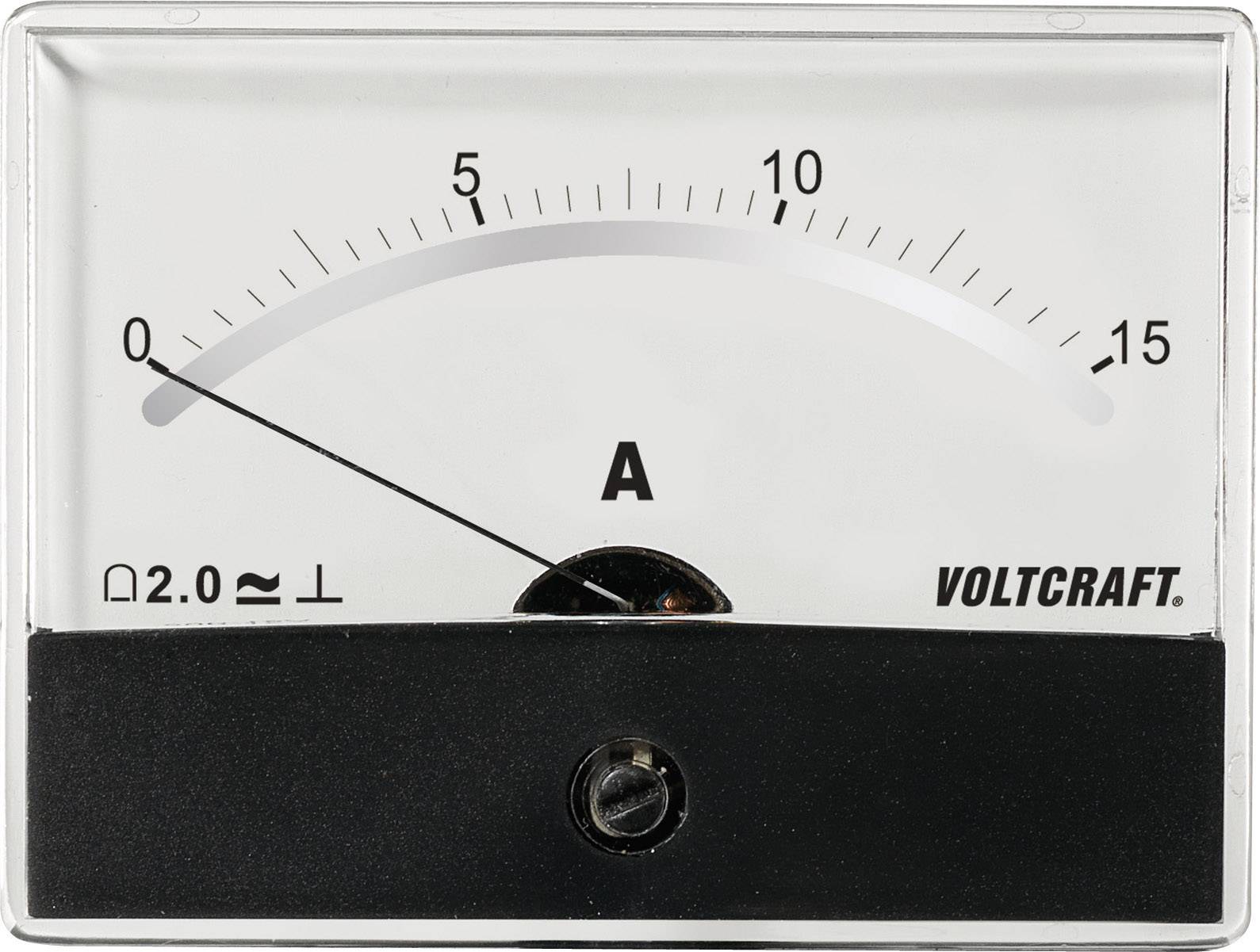 VOLTCRAFT AM-86X65/15A/DC AM-86X65/15A/DC Panel-mounted measuring device AT THE-86 X 65/15 A/DC Moving coil
