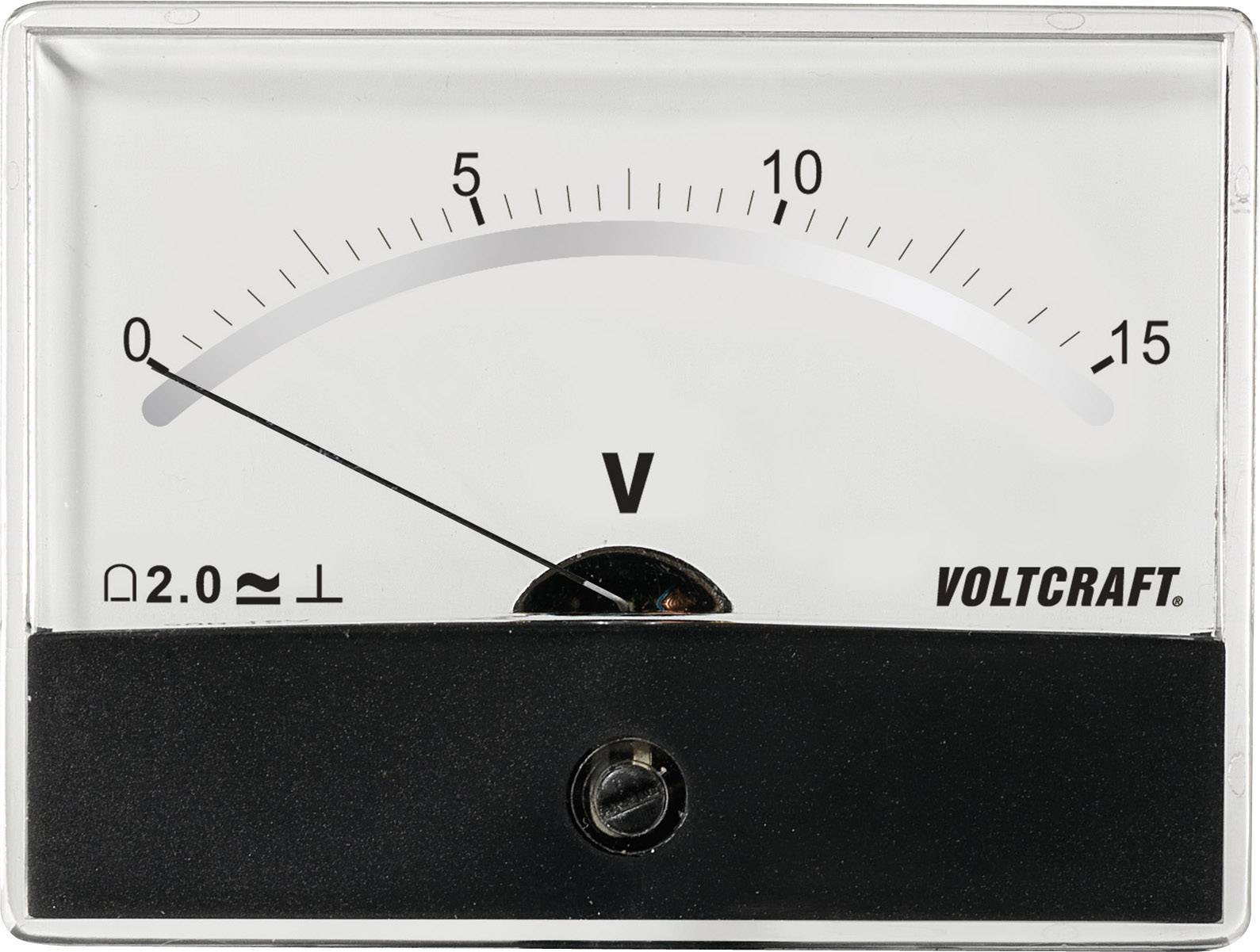 VOLTCRAFT AM-86X65/15V/DC AM-86X65/15V/DC Panel-mounted measuring device AT THE-86 X 65/15 V/DC Moving coil