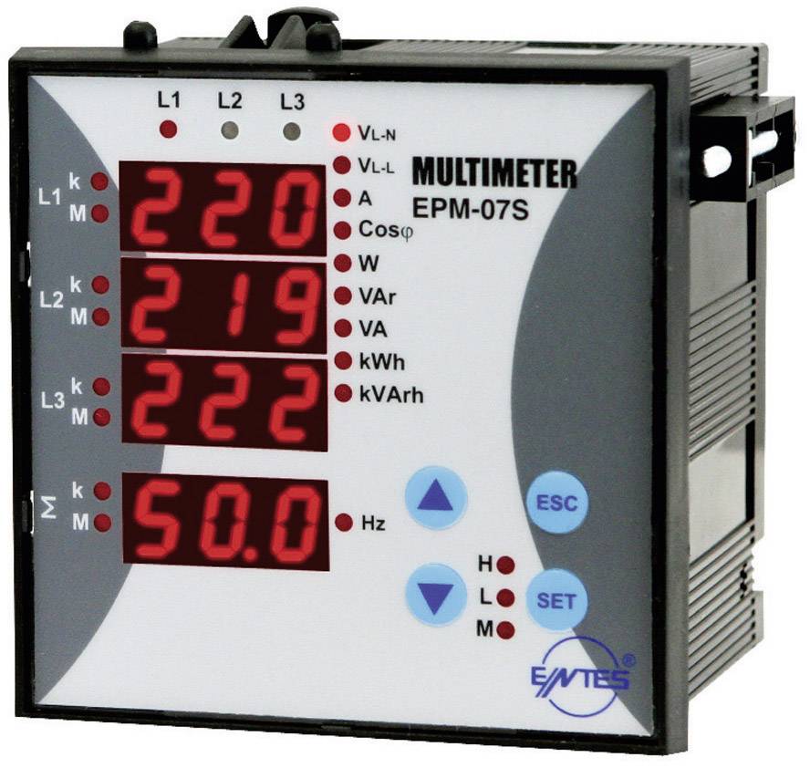 ENTES EPM-07S-96 Network diagnostics 1-phase, 3-phase