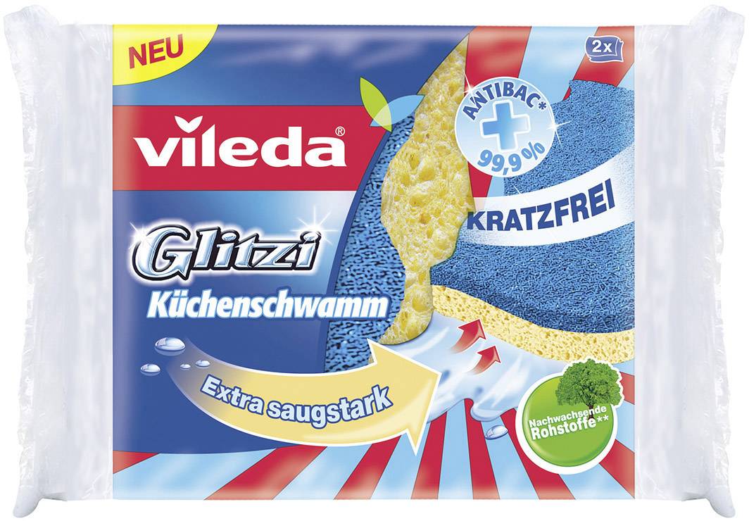 Kitchen sponge Glitzi 2er pack 138521