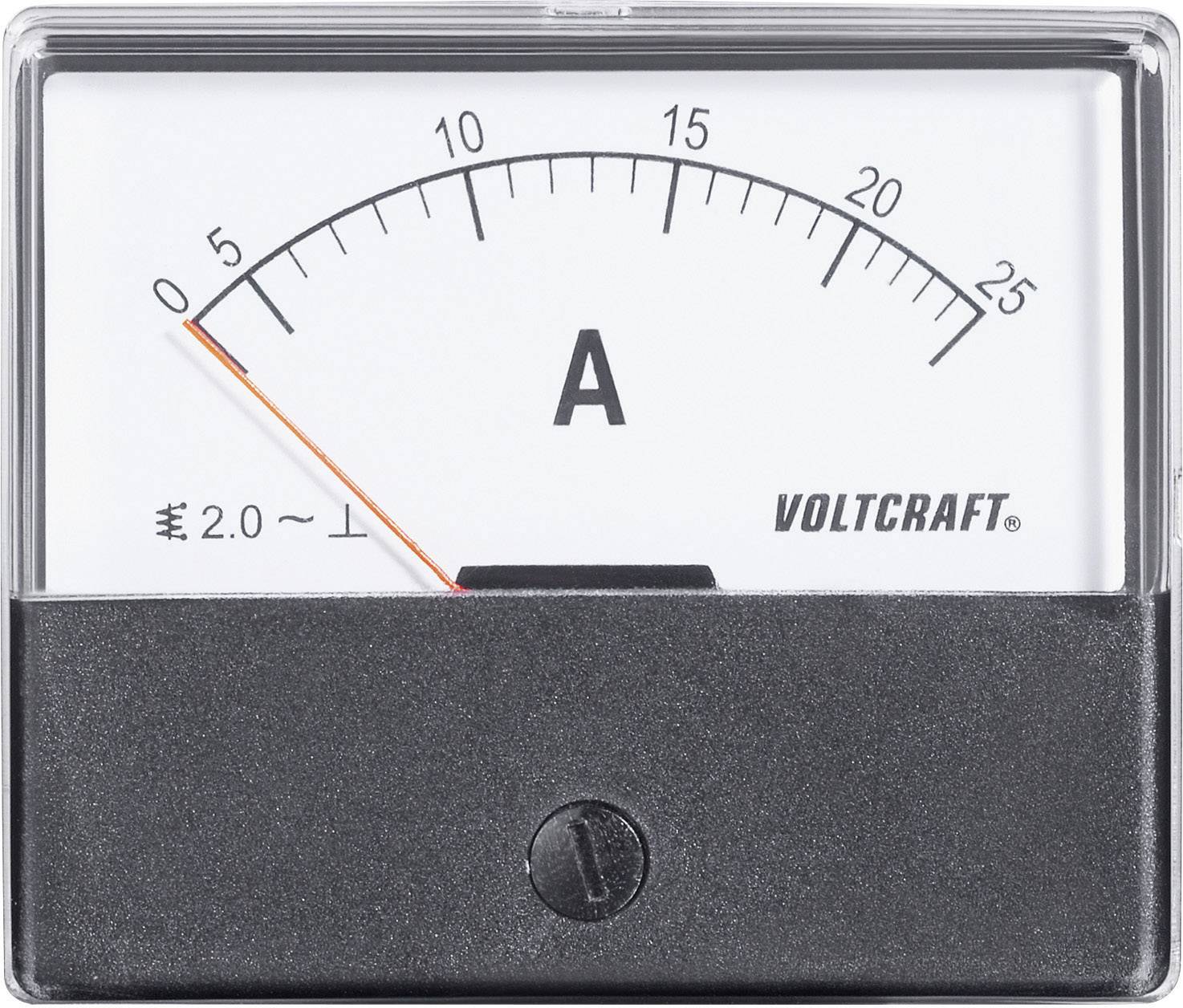 VOLTCRAFT AM-70X60/25A AM-70X60/25 A Panel-mounted measuring device AT THE-70X 60/25 A 25 A Moving iron