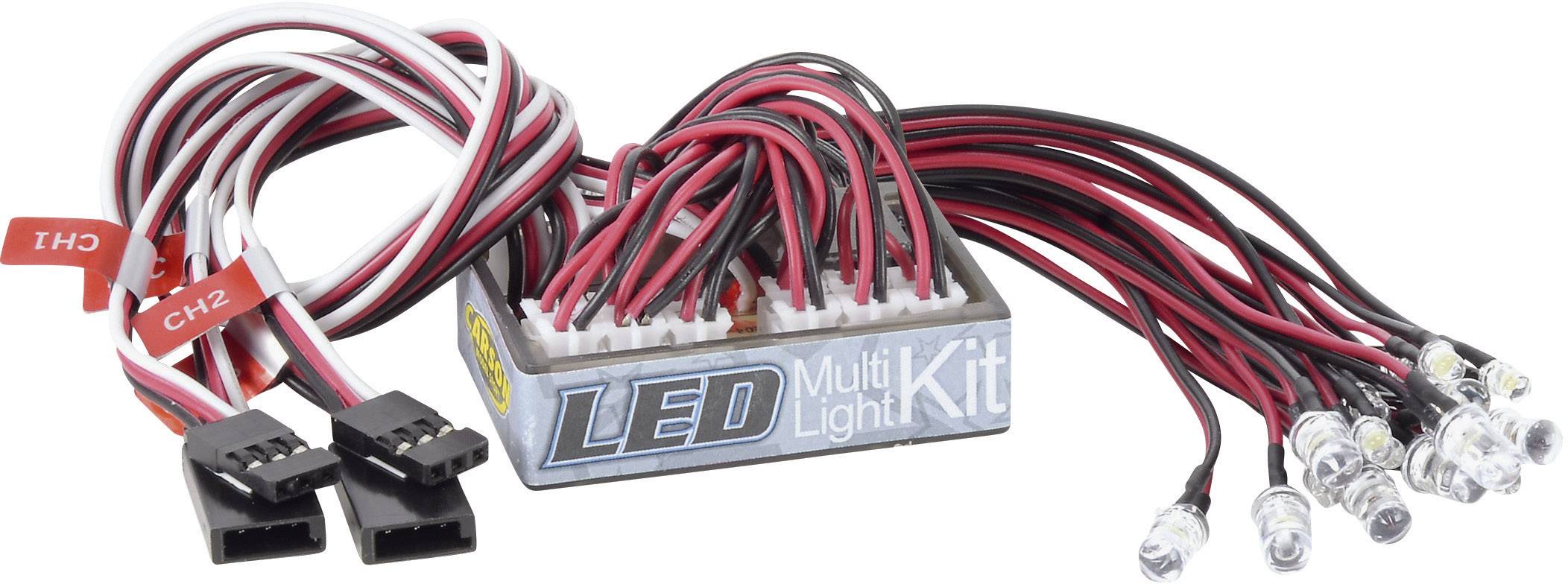 Carson Modellsport Lighting system White, Red 4 - 6 V DC 500906166