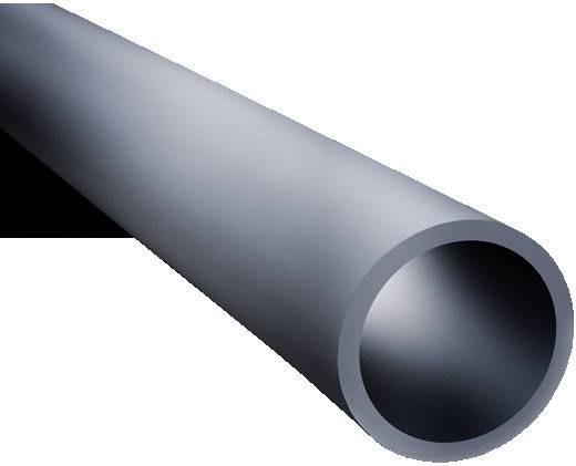Waste water pipe with a smooth surface, suitable for industrial applications. Demonstrates precise construction quality and material composition.