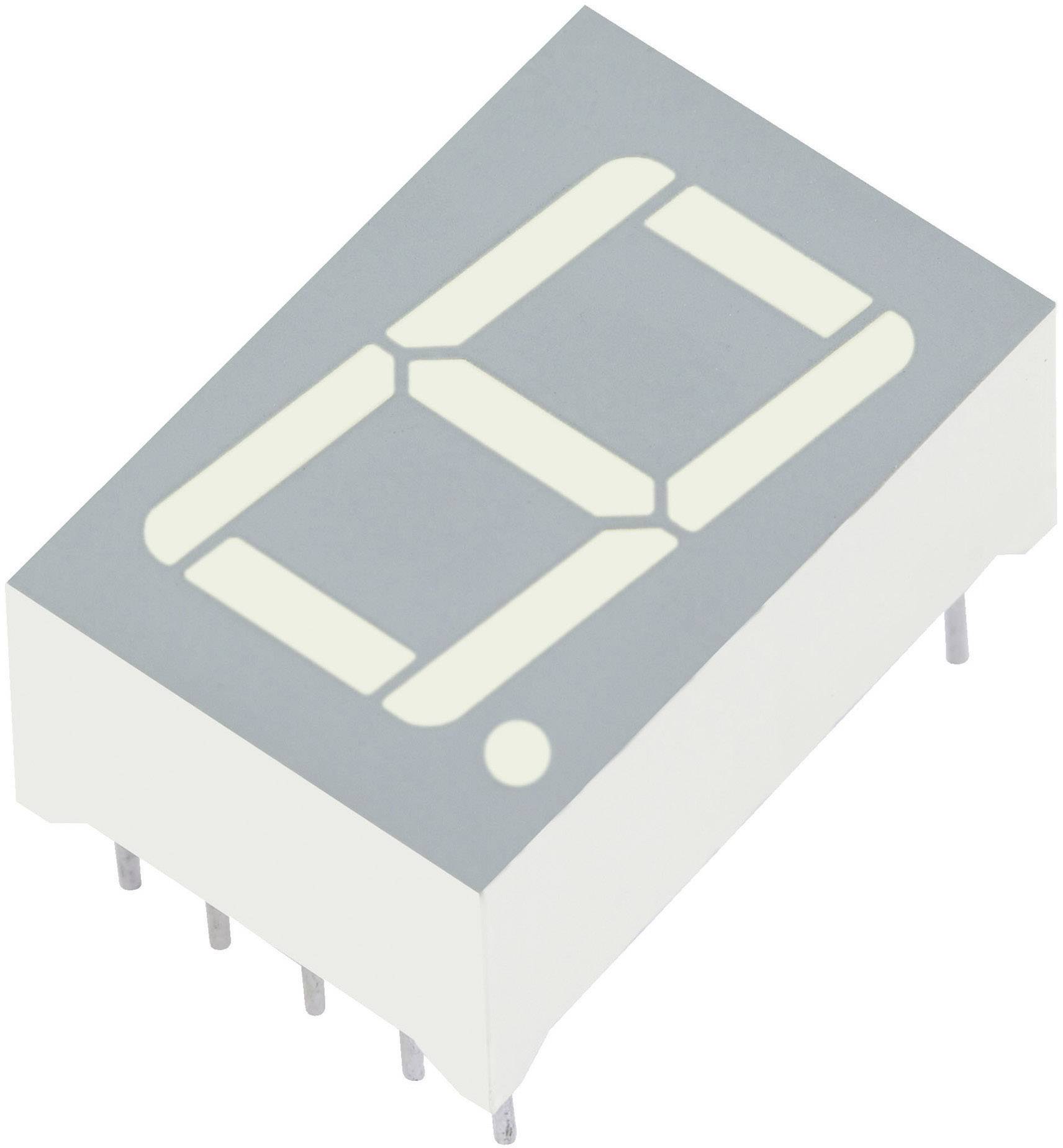 Kingbright Seven-segment display Yellow 14.2 mm 1.95 V No. of digits: 1 SC56-11SYKWA