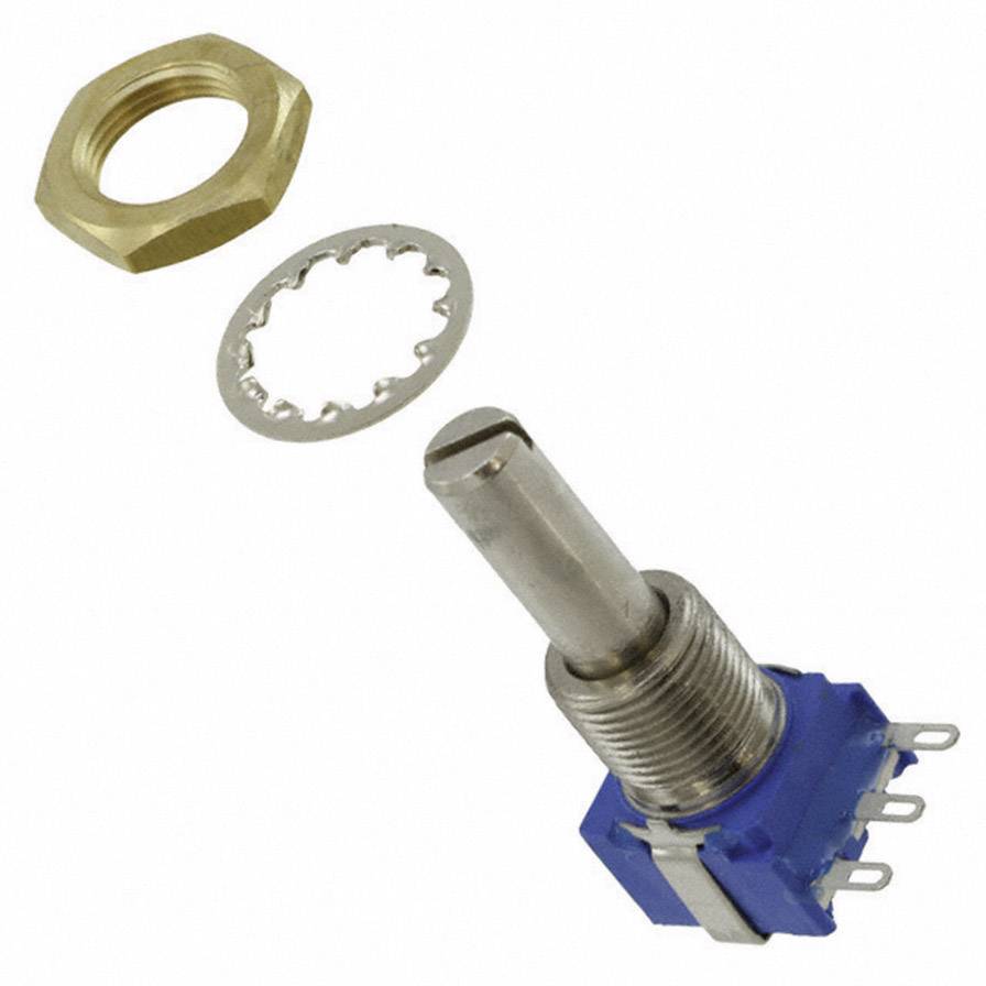 Bourns 53RAA-R25-A15L 53RAA-R25-A15L Single turn rotary pot Sealed Mono 1 W 10 kΩ 1 pc(s)