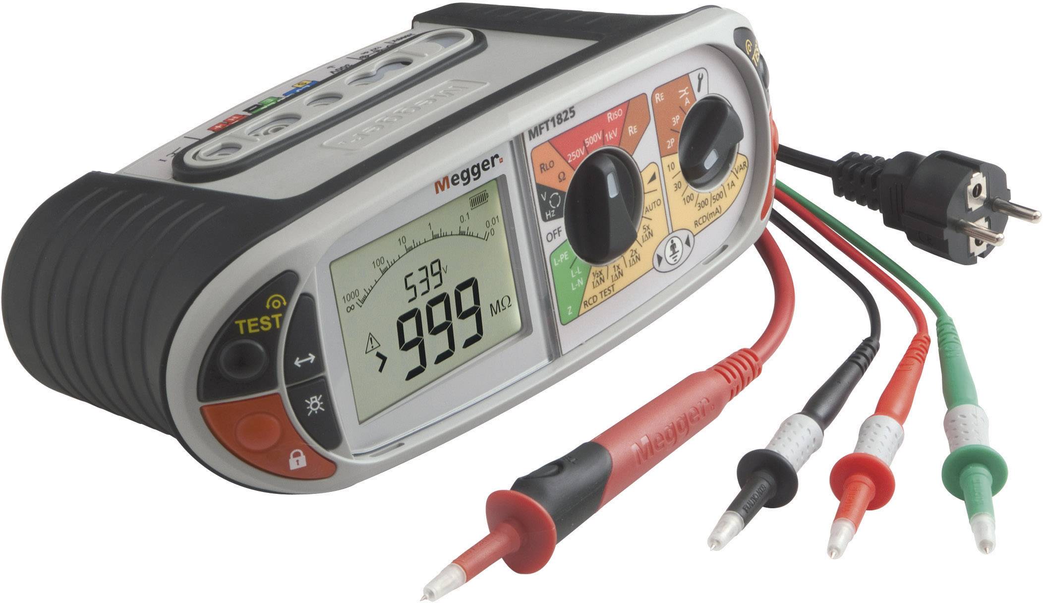 Megger MFT1825-SC-DE/NL/EN Electrical tester VDE standard 0100, 0105
