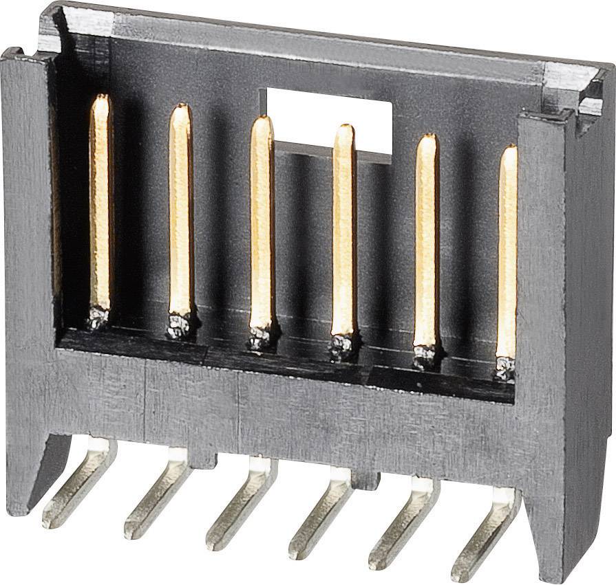 TE Connectivity Pin strip (standard) AMPMODU MOD II Total number of pins 12 Contact spacing: 2.54 mm 280523-1