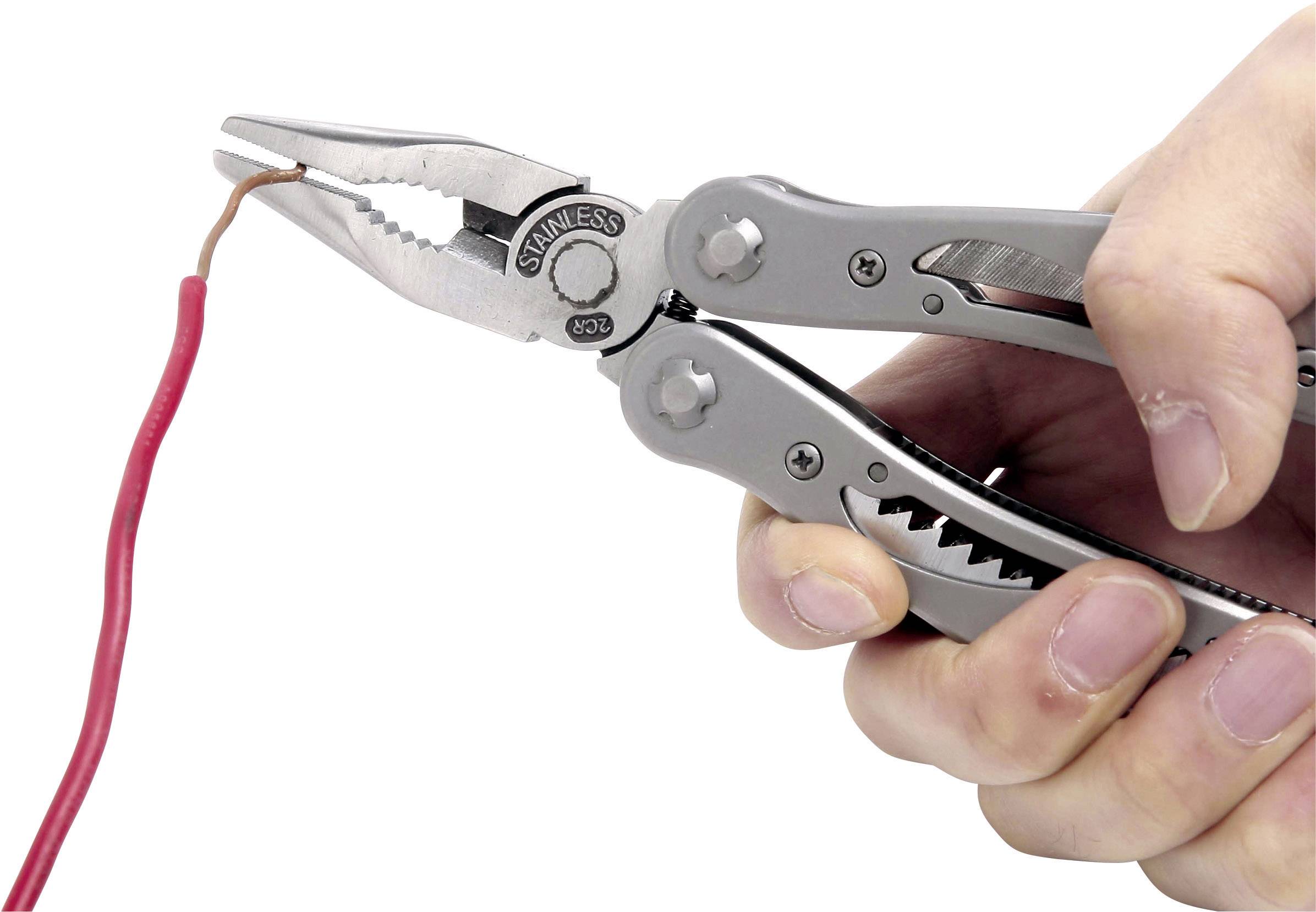 Basetech BT-2299054 Multitool Stainless steel