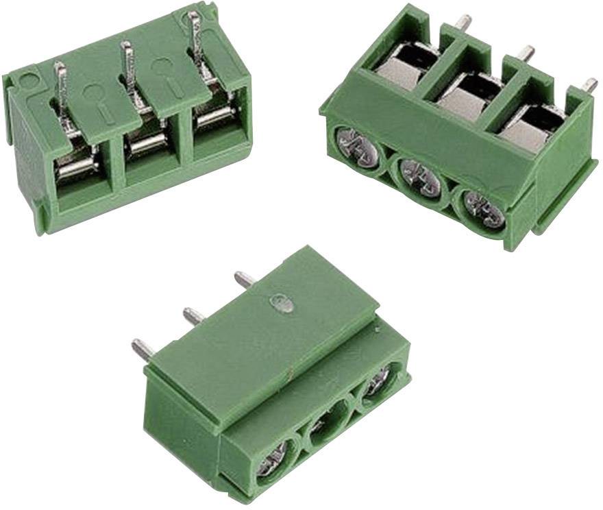 Würth Elektronik 691111710003 Screw terminal 2.00 mm² Number of pins 3 Green