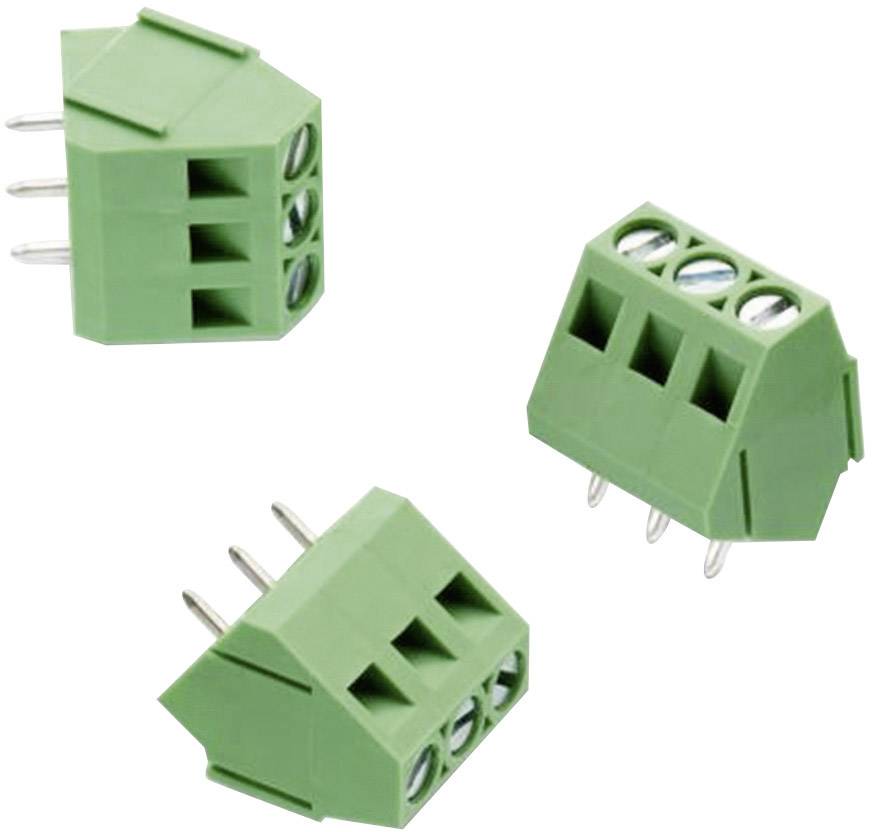 Würth Elektronik 691211720002 Screw terminal 3.31 mm² Number of pins (num) 2 Green