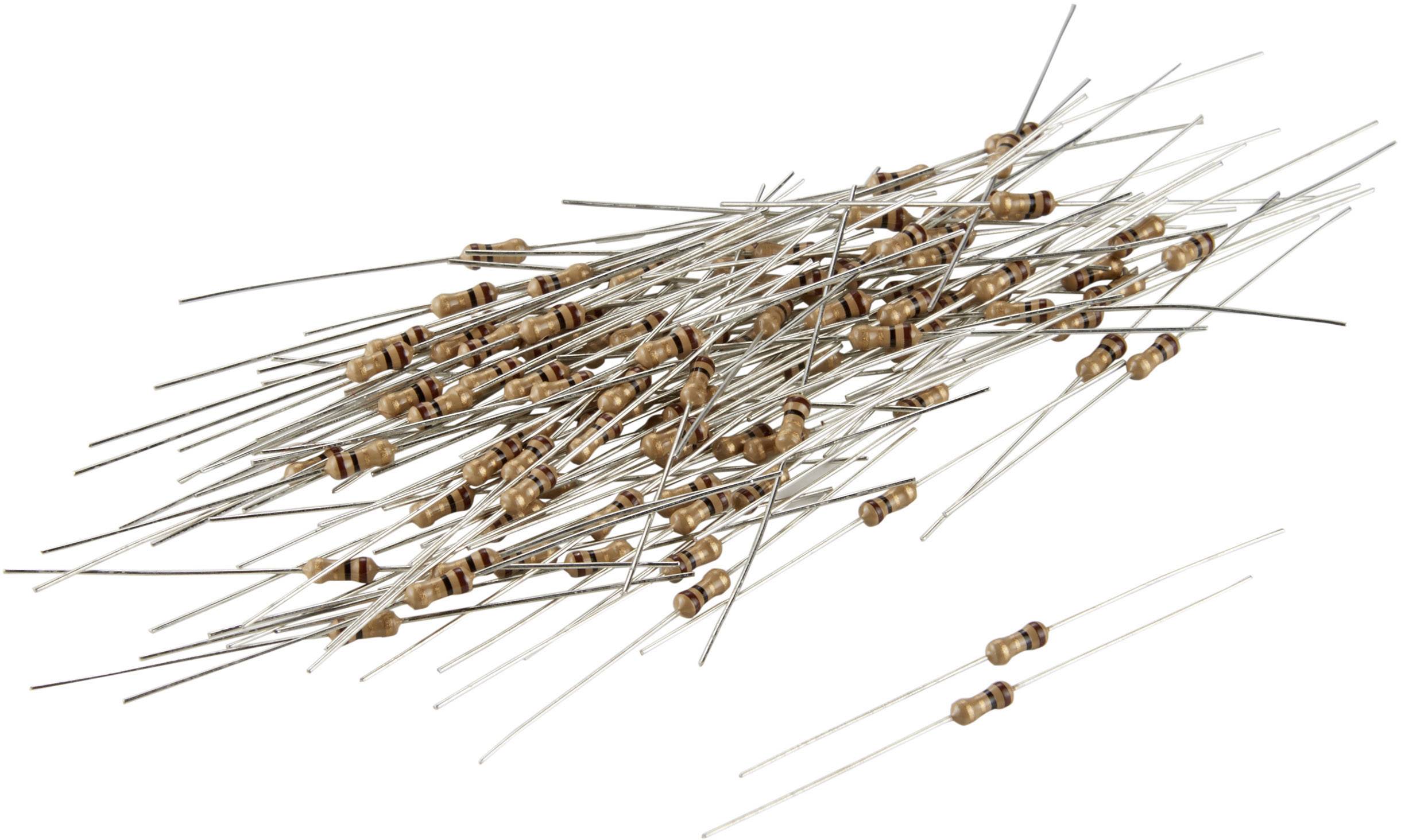 TRU COMPONENTS 1583935 TC-CFR0W4J0224KIT203 Carbon film resistor 220 kΩ Axial lead 0207 0.25 W 5 % 100 pc(s)