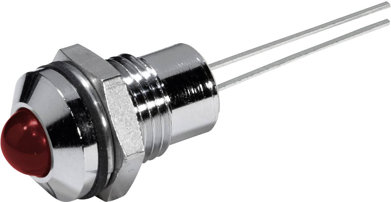 CML 19060003 LED indicator light Red 12 V DC 80 mcd