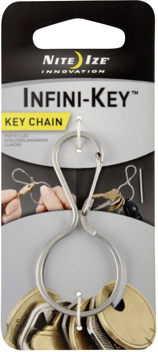 NITE Ize Key clip NI-KIC-11-R3 Stainless steel 1 pc(s)