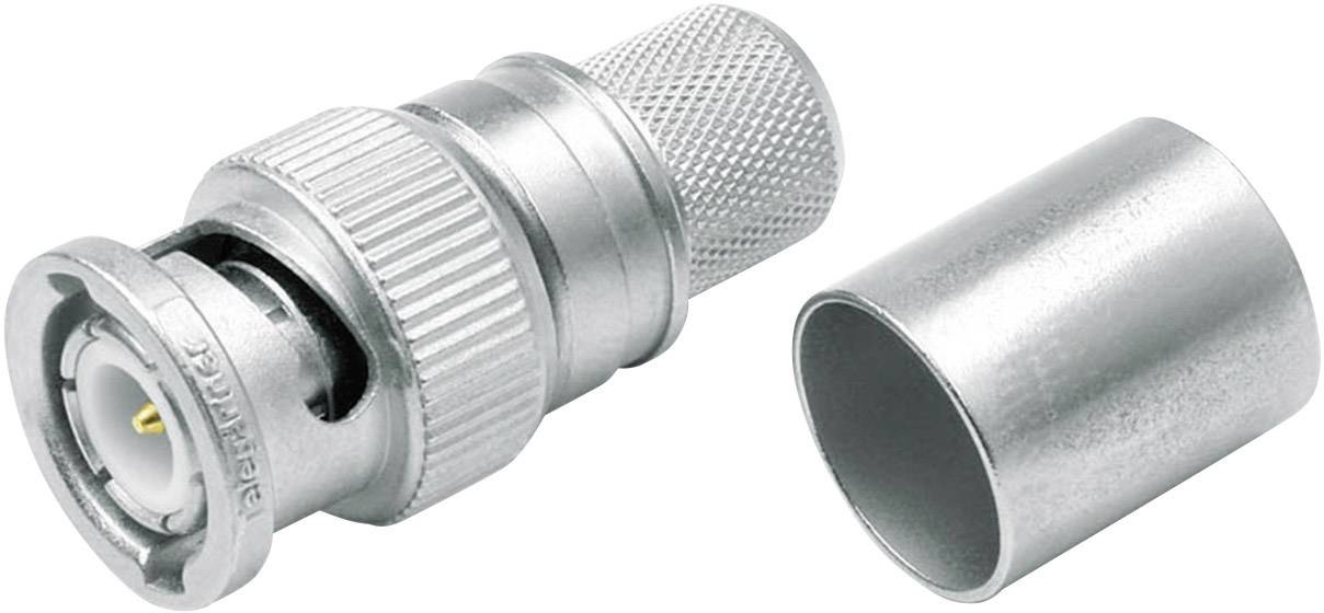 Telegärtner 100023319 100023319 BNC connector Plug, straight 50 Ω 1 pc(s)