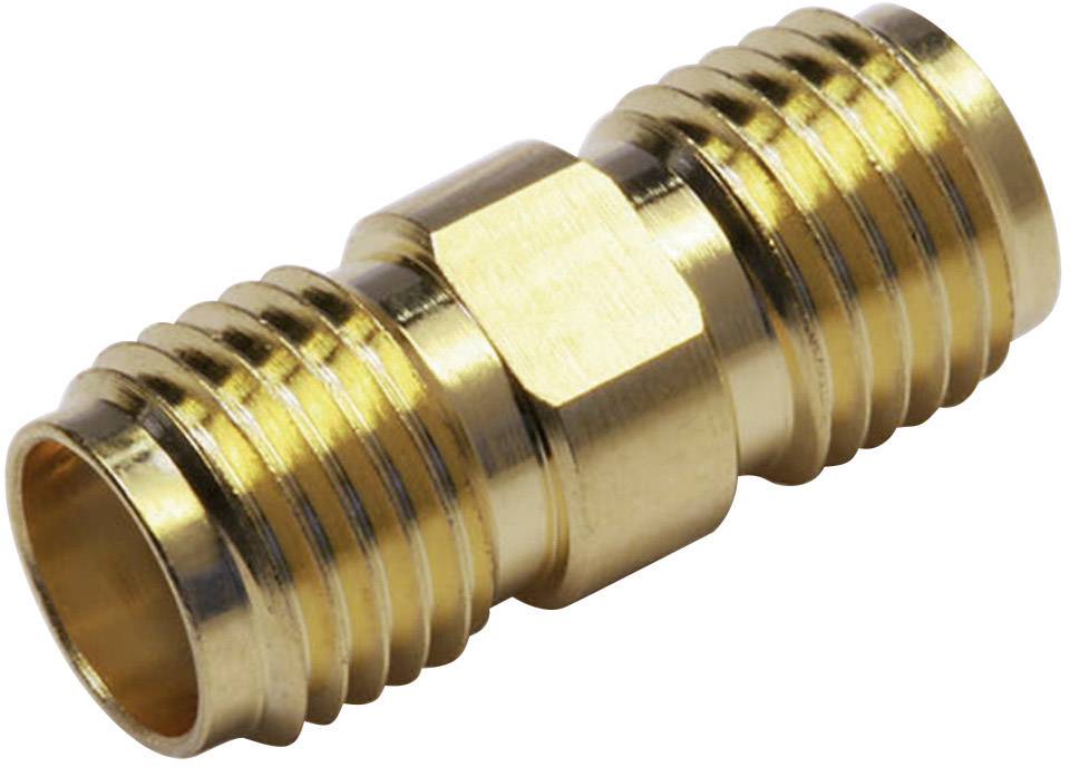 A brass double nipple with external threads on both sides. Connects two pipes or hoses.