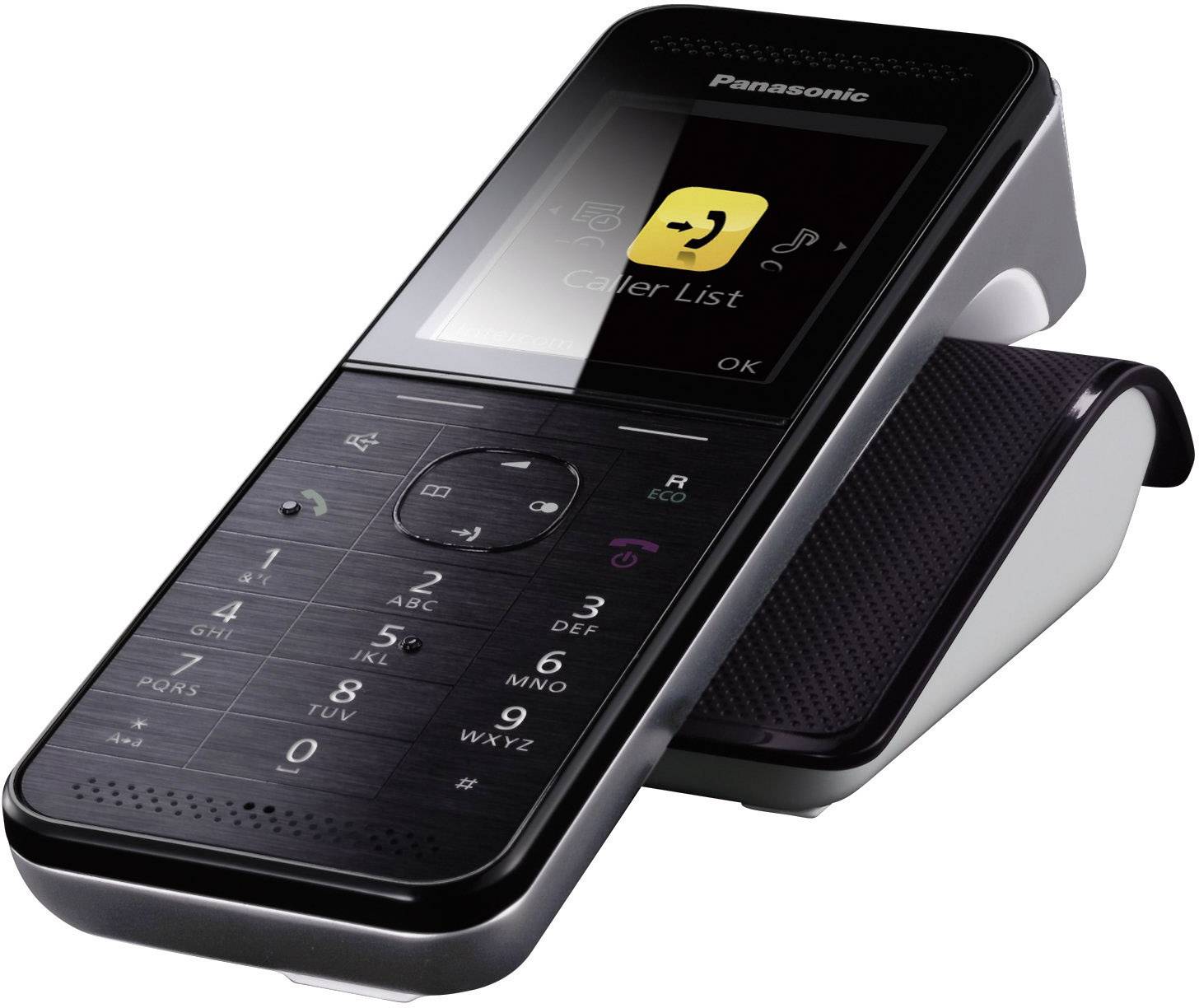 Panasonic KX-PRWA10 DECT handset Black, Stainless steel