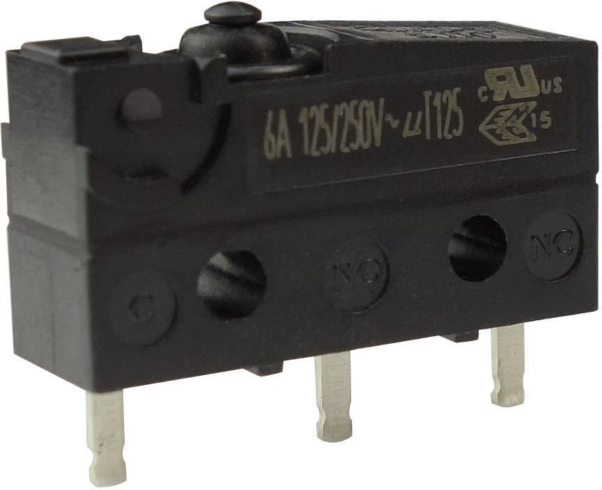 Zippy Microswitch SW1-06S1-00P0-Z 250 V AC 6 A 1 x On/(On) momentary 1 pc(s)